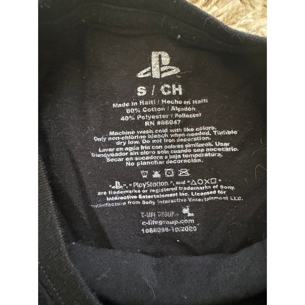PlayStation Since 1994 Retro PS1 Console Graphic T-Shirt Black Small - Picture 4 of 4